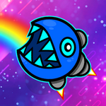 geometry neon dash rainbow